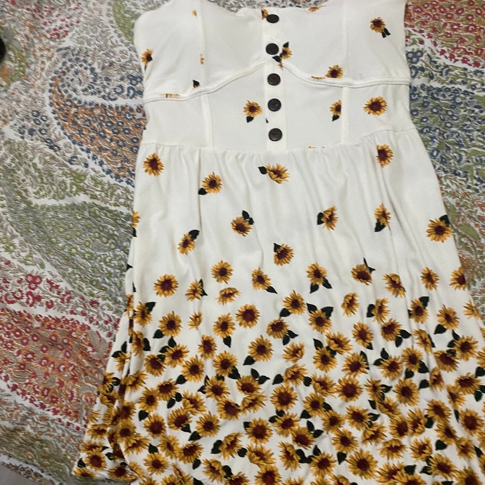 Sun flower summer dress